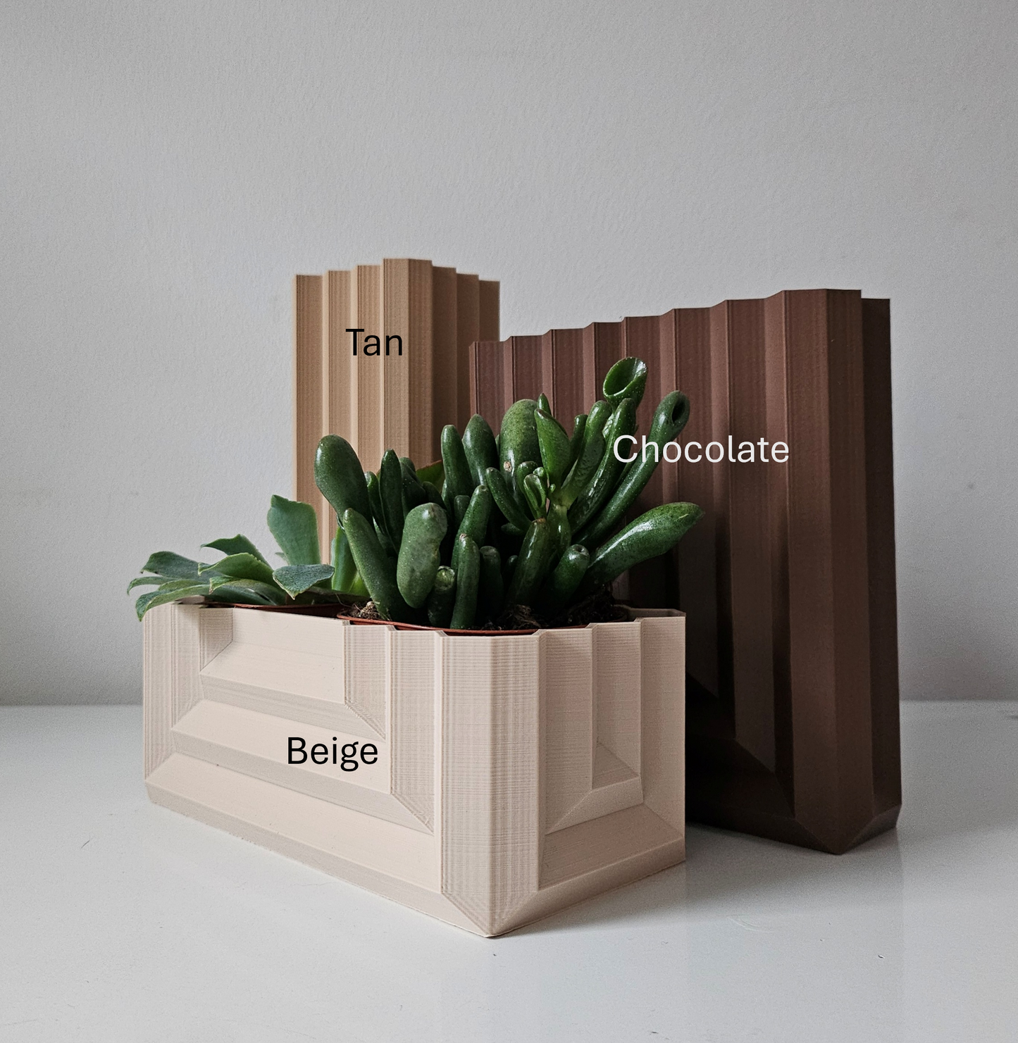 Origami Indoor Planter: Classic Geometric Plant Pot for Modern Spaces