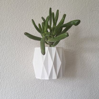 Diamond Wall Mounted Planter