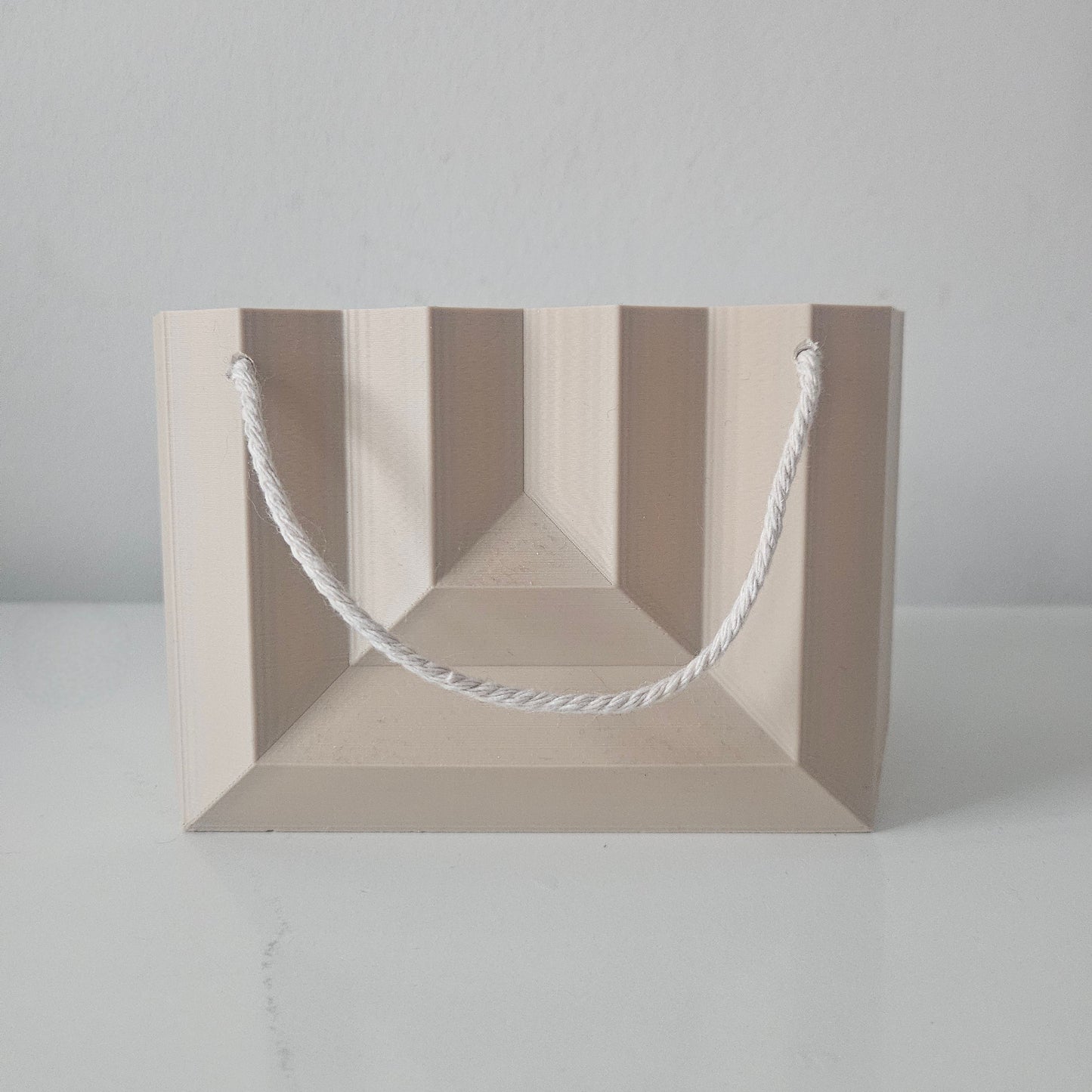 The Bag Planter: Geometric Plant Pot for Modern Spaces