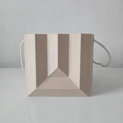 The Bag Planter: Geometric Plant Pot for Modern Spaces