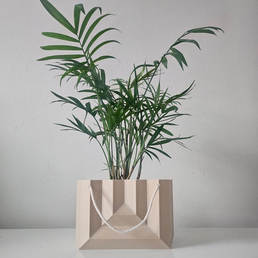 The Bag Planter: Geometric Plant Pot for Modern Spaces