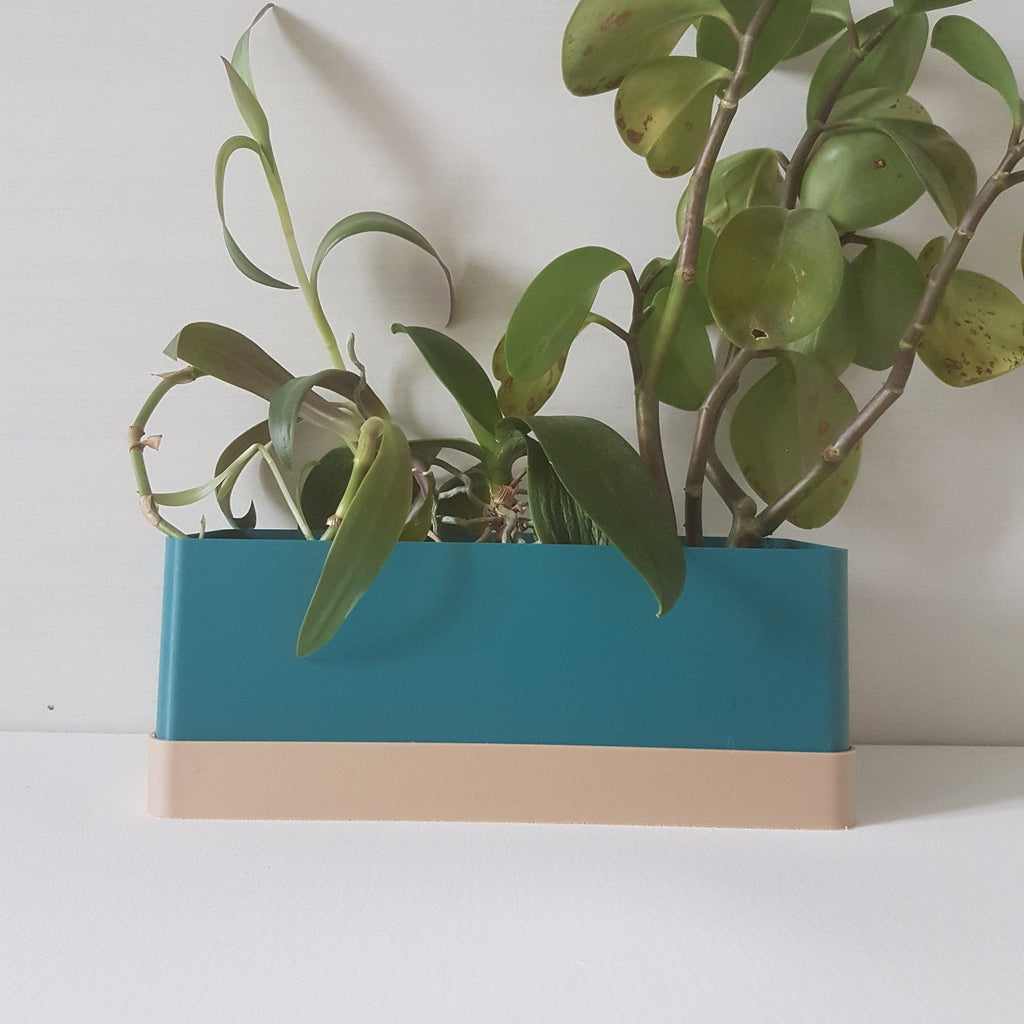 Flora Indoor Planter Set with Drip Tray